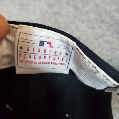 Vtg Sports Specialties Oakland A's Hat Dark Blue Dome Snapback Logo MLB Athletic - Picture 11 of 12