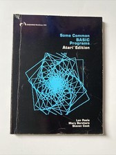 Vintage 1981 Osborne/McGraw Hill Book - Some Common Basic Programs Atari Edition