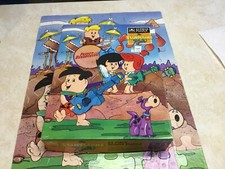Flintstones Kids Puzzle Golden Jigsaw Vintage 1987 4618 Bedrock 63 pieces