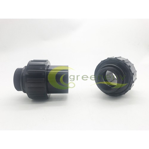 2 Union Plumbing Joints 1.5" NPT x 1.5" Swimming Pool Spa Pump Slip Fitting CPVC - Picture 9 of 9