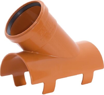 Airfit Klebe-Clips-Abzweig DN 110 x DN 90