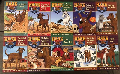 Hank the Cowdog Books by John Erickson   Set 1 thru 10