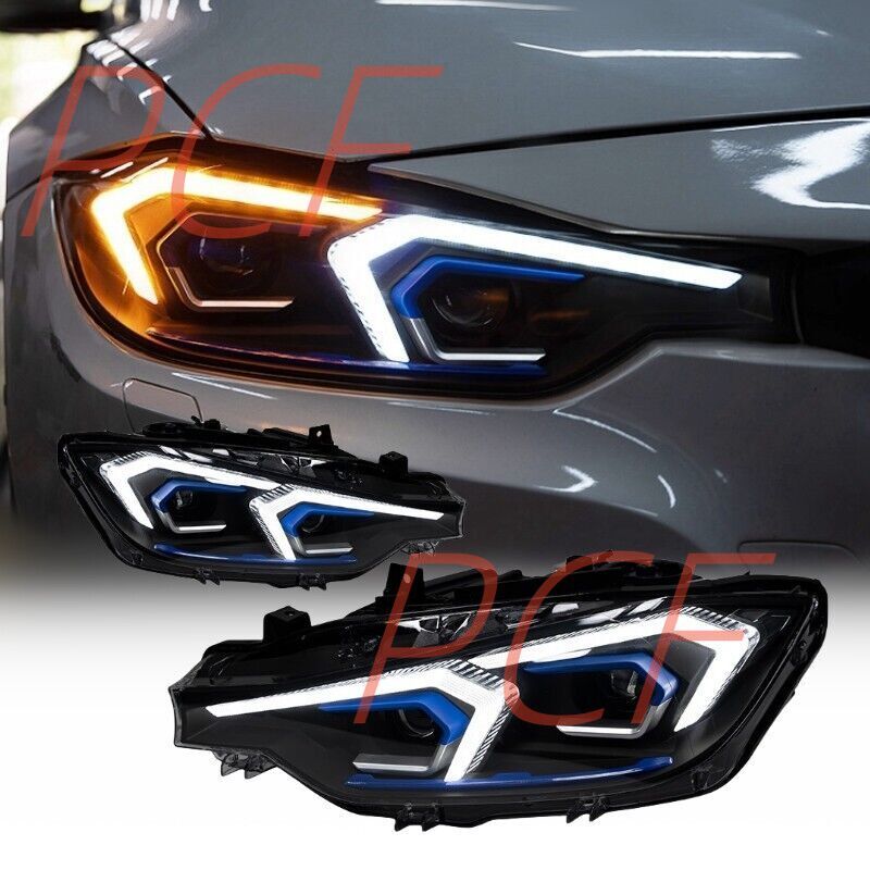 Laser Projector Pair LED Headlight Upgrade For BMW 3-Series F30
