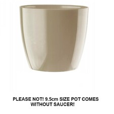 Plant Flower Pot Plastic 20 Colours 9 sizes Gloss Pots Planter Saucer Tray Deco