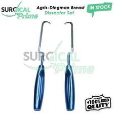 Agris-Dingman Breast dissector Set of 2 Left and right 36cm Surgical Instruments