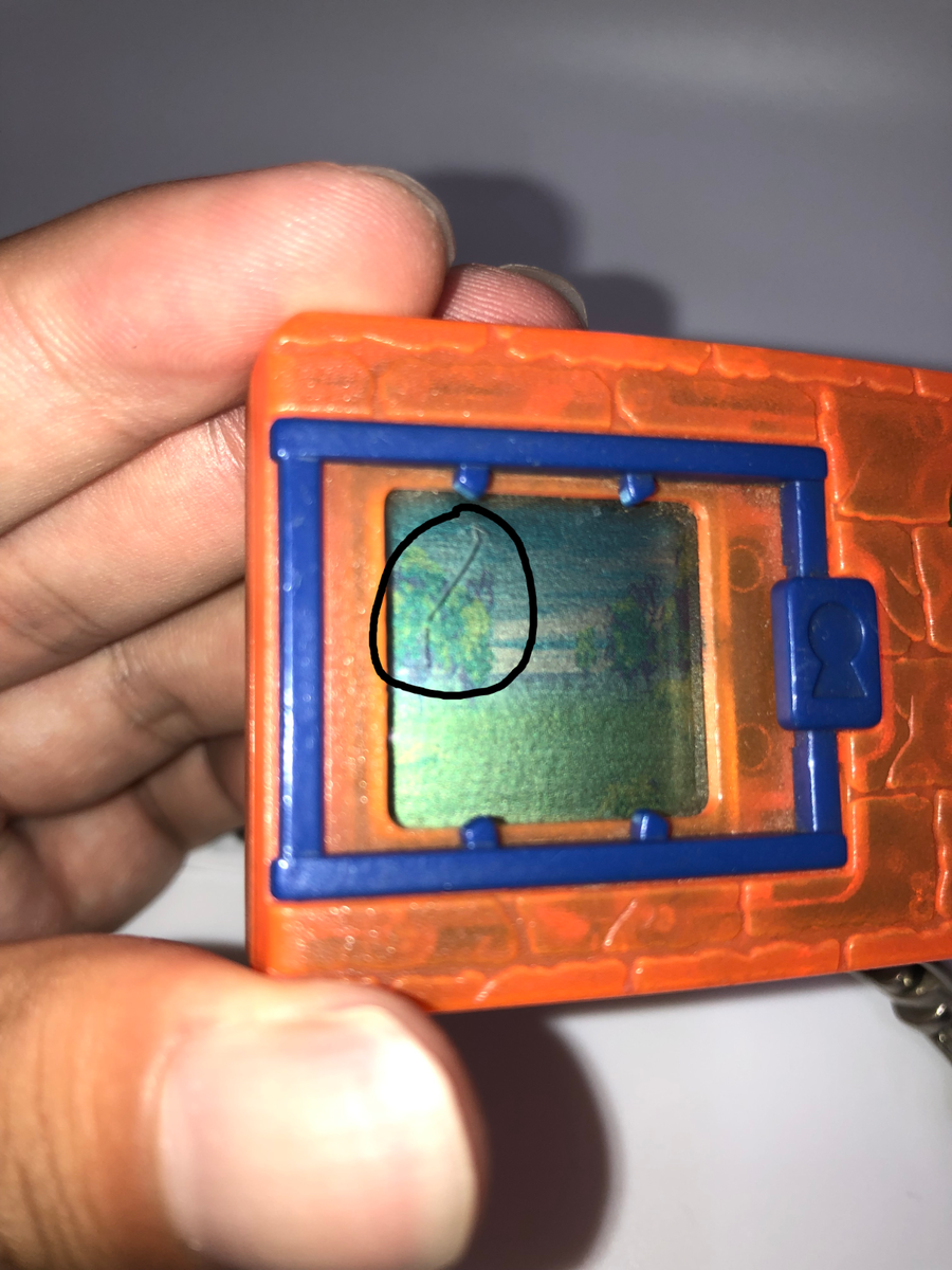 Bandai Digimon Ver.3 Digital Monster Clear Orange Tamagotchi 1997