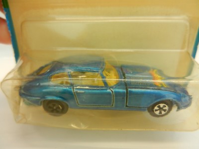 VINTAGE *MAJORETTE* Super Singles BLUE JAGUAR TYPE E V12 *DIECAST