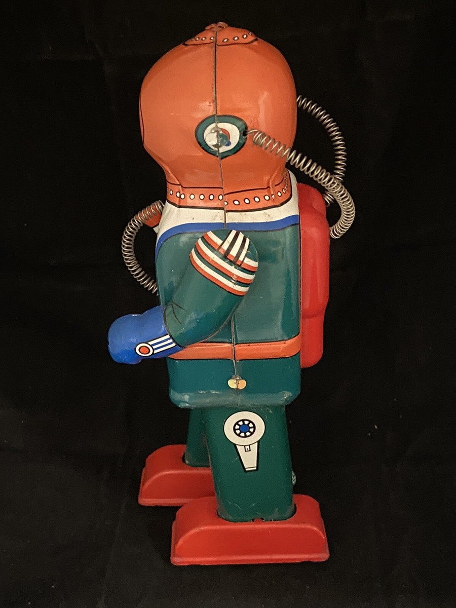 1950s Naito Shoten INTER PLANET SPACE CAPTAIN Tin Toy REPRO