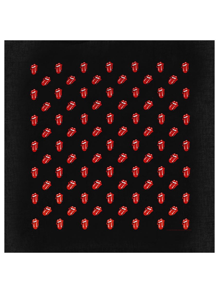 Rolling Stones Bandana Tongue Black