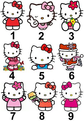 hello kitty small or large white paper adhesive stickers labels new ebay
