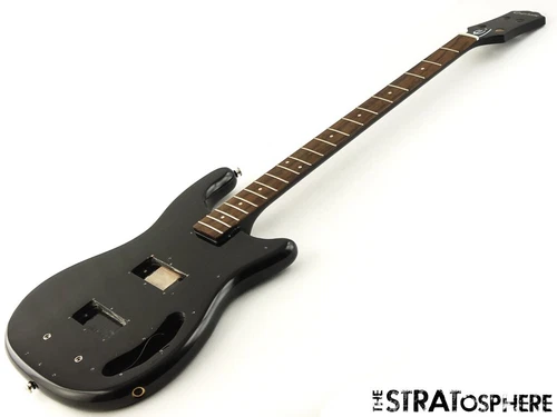 Epiphone Embassy Bass Double Cut BODY & NECK Mahogany Graphite Black $10 OFF