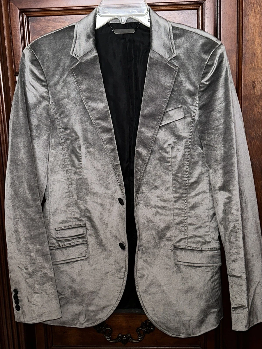 Armani exchange silver jacket deals