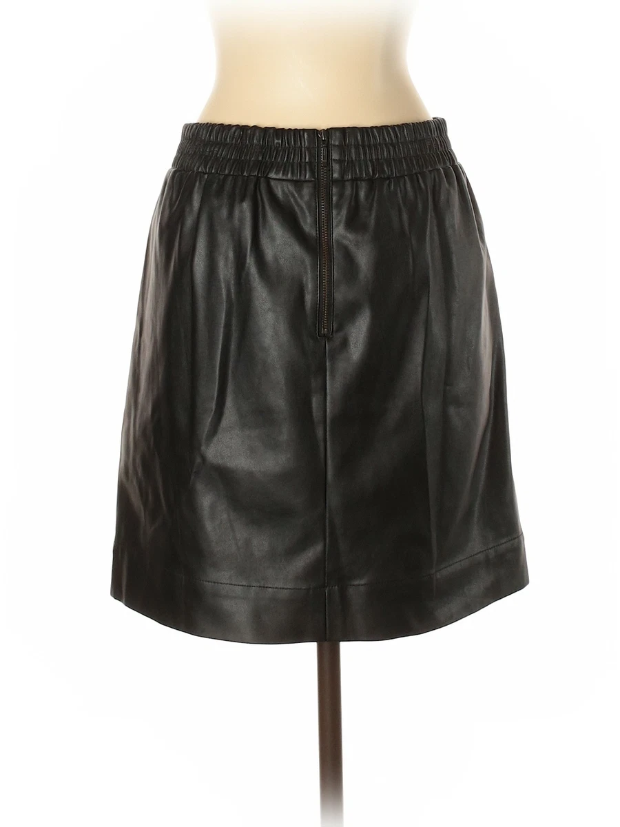 Ann taylor loft leather best sale skirt