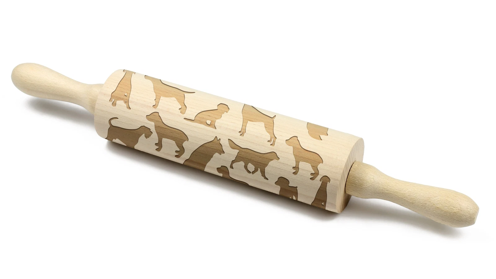 Dogs Rolling Pin Art-Dog