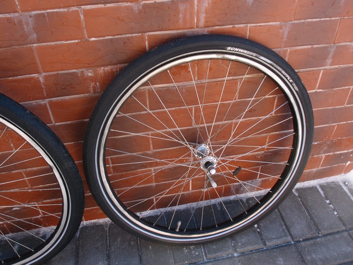 SHIMANO DEORE DXハブ ARAYA RM-20リム 26インチフロントホイール