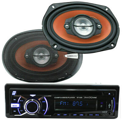 NEW SoundXtreme ST-926 Digital Receiver +2x Audiobank AB-790 6''x9'' Car Speakers