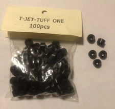 AURORA SLOT CAR TUFF ONES & AutoWorld REAR SILICONE COMPOUND TIRES 100PC BAG