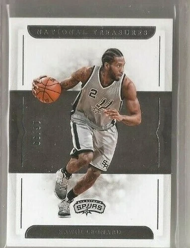 2016-17 Panini National Treasures KAWHI LEONARD Base 16/99 #43 San Antonio Spurs