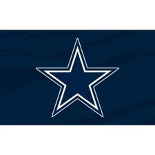 Dallas Cowboys 3X5 Feet Flag WHITE STAR Mancave Outdoor Banner