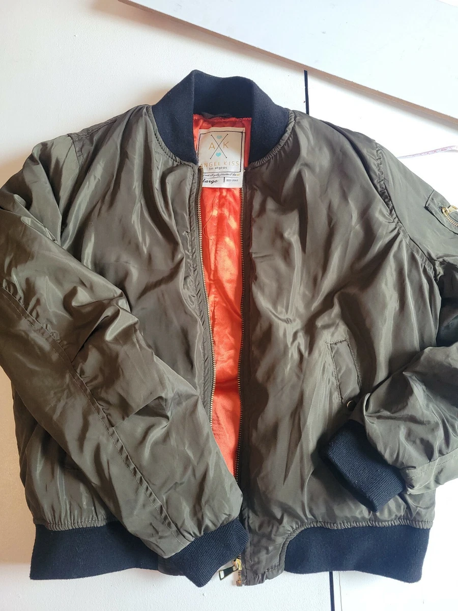 Green hot sale bomber jacket