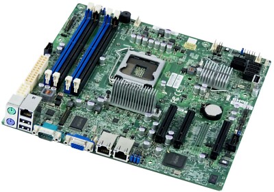 MAINBOARDS SUPERMICRO X9SCL-F SOCKET 1155 4xDDR3 6xSATA microATX INTEL C202