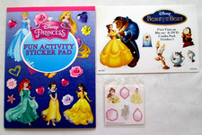 Disney Princess Stickers Fun Activity Stickers Pad book  sheets