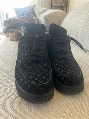 Louis Vuitton x Air Force 1 low black size 11 men s VNDS (no Box)