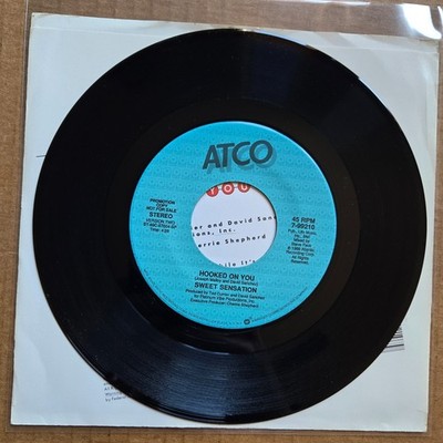 SWEET SENSATION Hooked On You DJ PROMO POP SOUL 45 7