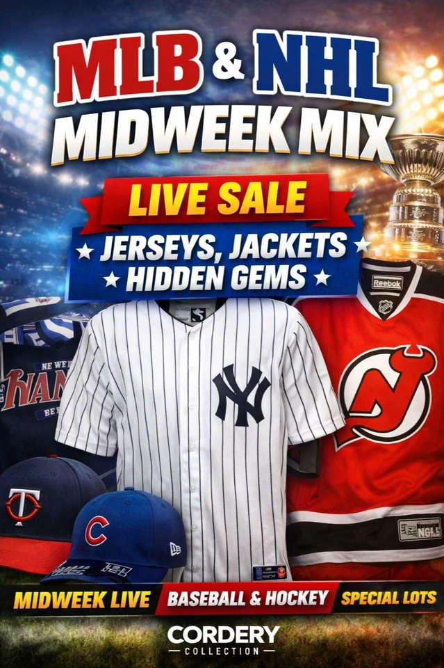 🇺🇸MLB & NHL Midweek Mix - Jerseys, Jackets & Grails