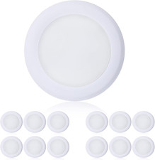 12 Pack Surface Mount Led Ceiling Light 6 Inch Low Profile Dimmable Led Pancake