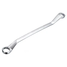 Offset Double Box End Wrench 27mm x 30mm Metric 12 Point Chrome Plated Hand Tool