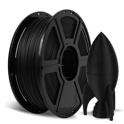 FLASHFORGE 3D Printer Filament Carbon Fiber PETG Black High-Strength