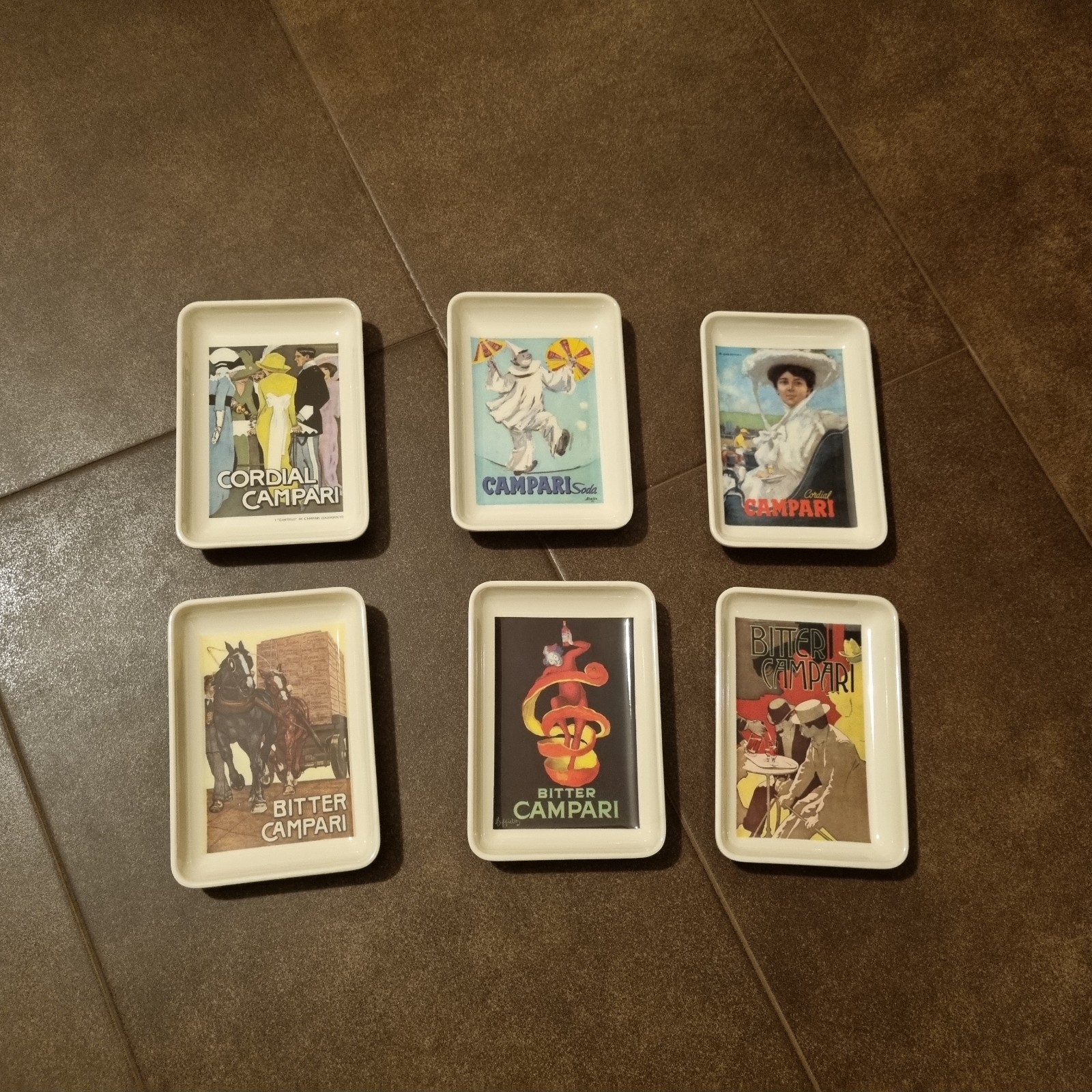 Set of 6 Render Advertising Campari