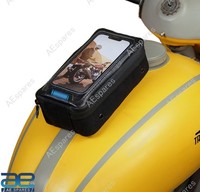 Navigator Magnetisch Tank Tasche Halter Schwarz FüR Ajs Trumph Royal Enfield Gec