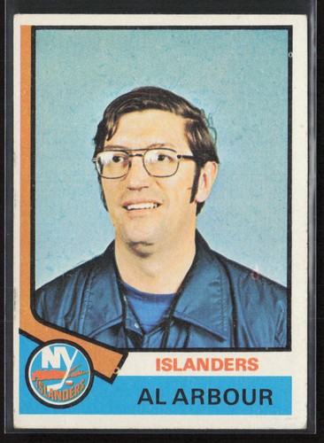 Al Arbour #91 1974 Topps card