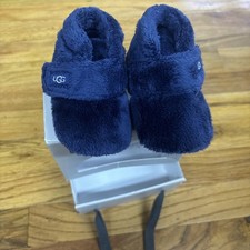 NIB BABY UGG I Bixbee Infant Navy sz S 6-12M booties fur winter