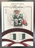 2025 Panini Flawless Santana Moss Game Used Patch Ruby /20 #38 MEM New York Jets