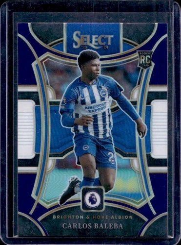 2023-24 Panini Select Premier League Carlos Baleba RC Blue Prizm Mezzanine #125