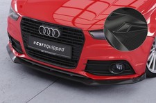 Cup Spoiler Lippe Front Carbon Look für Audi A1 (8X) S-Line CSL773-C