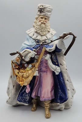 Franklin Mint Grandfather Frost Victorian Santa Claus 11'' Styrofoam But No Box