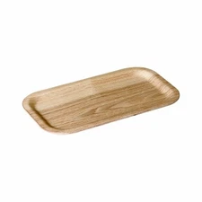 KINTO Non-Slip Rectangle Tray 220x120mm Willow Wood 45159 Urethane Coating