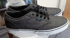 Vans Atwood Off The Wall Gray Black Low Top Canvas Casual Shoes Lace Up VG  