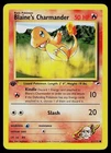 Pokemon Card - Blaine's Charmander 1st Edition Gym Heroes 61/132 Common