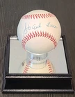New ListingHank Aaron Autographed Baseball with COA