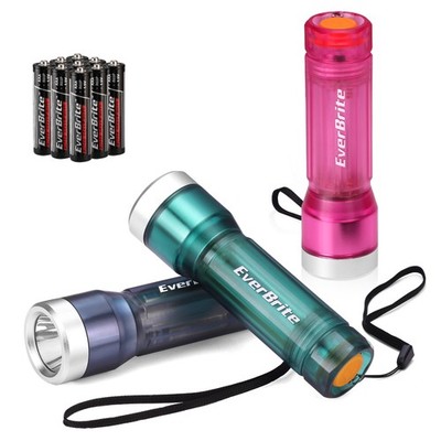 EverBrite 3PCS Small Flashlight Compact LED Flashlights w/3 Mode Water-Resistant