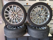 MERCEDES GLC CLASS AMG LINE MULTISPOKE ALLOY WHEELS WITH M+S TYRES 20 INCH OEM