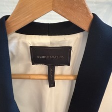 BCBGMAXAZRIA Women's Blazer Jacket Cream Size XS