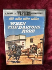 NEW! When the Daltons Rode DVD Randolph Scott Kay Francis Brian Donlevy Sealed