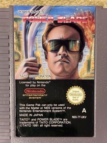 Cartuccia Power Blade (NES, 1991, PAL/UKV) + scatola + custodia - testata e autentica