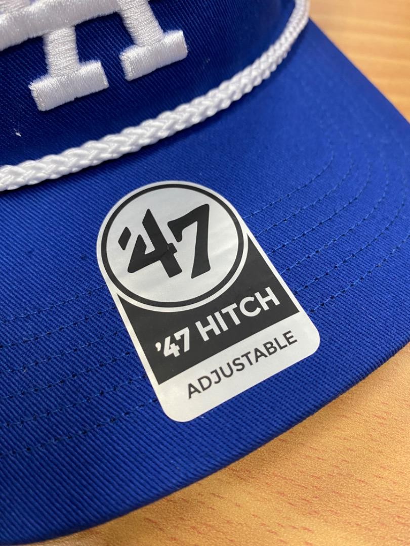New Shohei Ohtani Dodgers Sign Embroidery 47HITCH Cap Blue